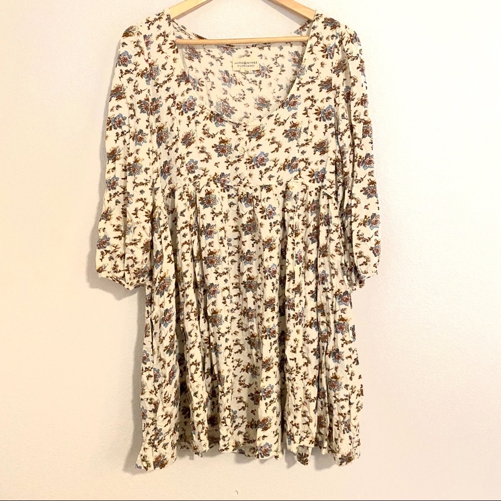 Denim and supply Ralph Lauren peasant dress size L